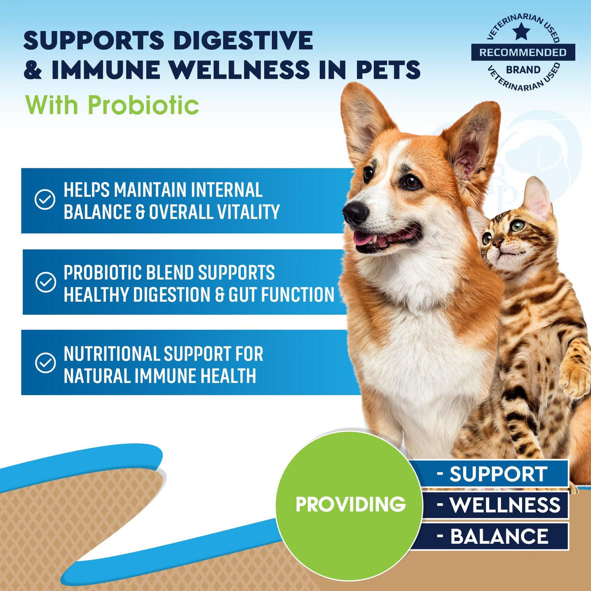 Natural Intestinal Defense for Dogs & Cats – Herbal Cleanse with Black Walnut, Wormwood & Probiotic – Promotes Healthy Gut & Flora Balance – Advanced Broad Spectrum Formula